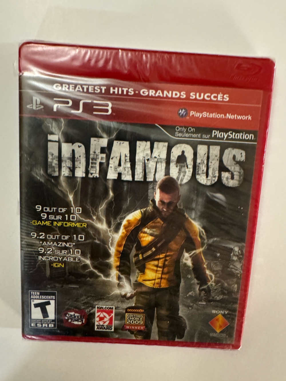 inFamous (Greatest Hits) - PlayStation 3 (PS3) - Brand New / Sealed